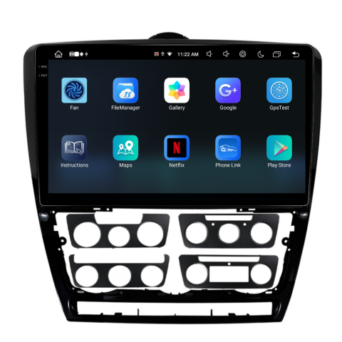 Navigatie Skoda octavia 2 (2008-2013), Android, Ecran 10 inch, 8GB RAM 256GB, 8-core [4]