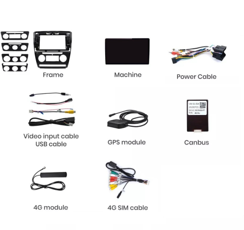 Navigatie Skoda Octavia (2008-2013), Android, Ecran 10 inch, 4GB RAM 64GB, 8-core [6]