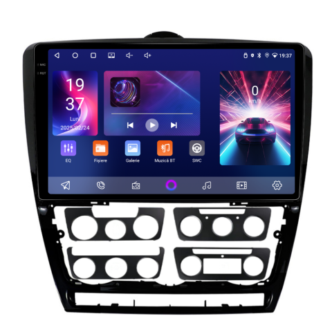 Navigatie Skoda Octavia (2008-2013), Android, Ecran 10 inch, 4GB RAM 64GB, 8-core [1]