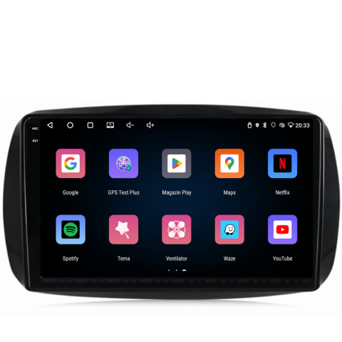 Navigatie Smart For Two / For Four (2016-2019), Ecran 9 inch, 2GB RAM 32GB [2]