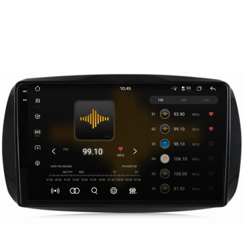 Navigatie Smart For Two / For Four (2016-2019), Ecran 9 inch 2K, 12GB RAM 256GB, 8-core [1]