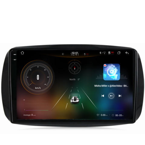 Navigatie Smart For Two / For Four (2016-2019), Ecran 9 inch 2K, 12GB RAM 256GB, 8-core [2]