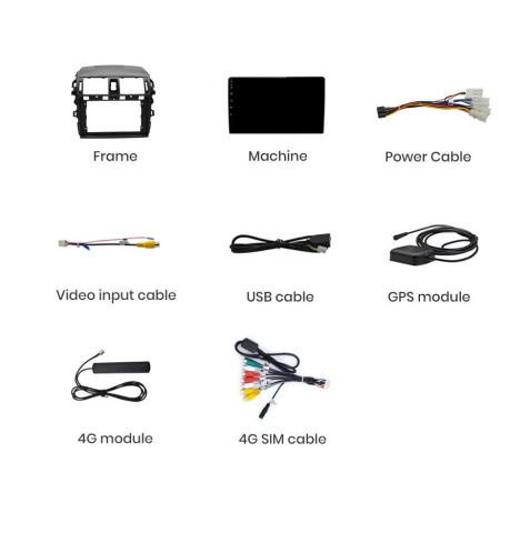 Navigatie Toyota Corolla (2006-2013), Ecran 9 inch, 8GB RAM 256GB, 8-core [8]