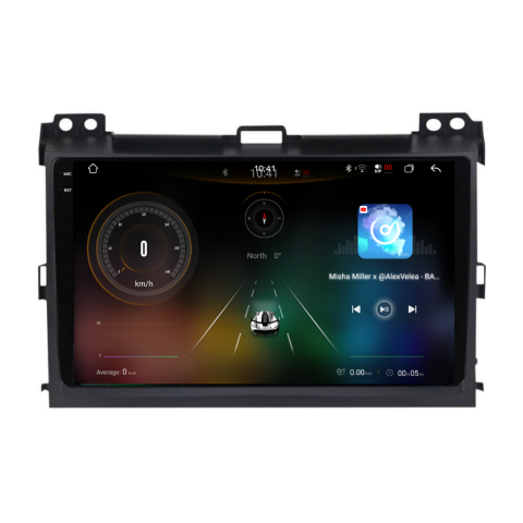 Navigatie Toyota Land Cruiser prado J120 (2004-2009), Ecran 9 inch 2K, 12GB RAM 256GB, 8-core [2]