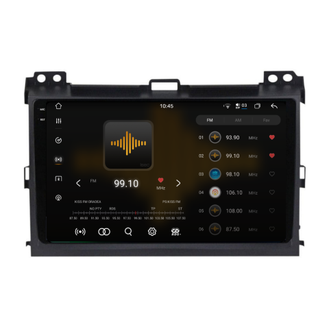 Navigatie Toyota Land Cruiser prado J120 (2004-2009), Ecran 9 inch 2K, 12GB RAM 256GB, 8-core [1]