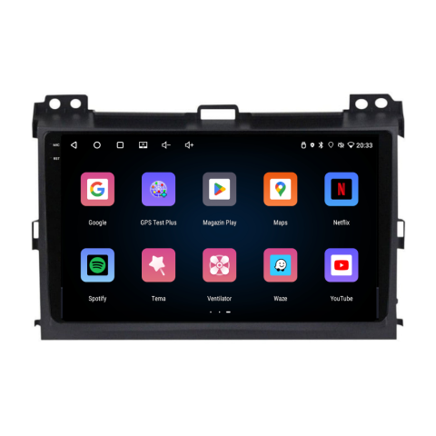 Navigatie Toyota Land Cruiser prado J120 (2004-2009), Ecran 9 inch, 4GB RAM 64GB, 4-core [2]