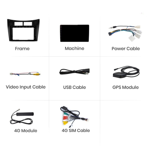 Navigatie Toyota Yaris (2005-2012), Ecran 2K, 4GB RAM 64GB, 8-core [8]