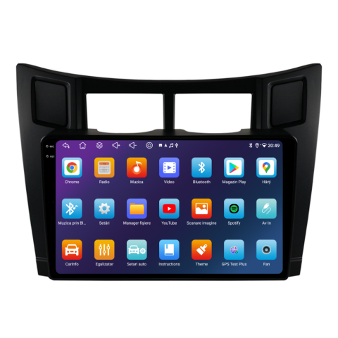 Navigatie Toyota Yaris (2005-2012), Ecran 9 inch, 4GB RAM 64GB, 8-core [3]