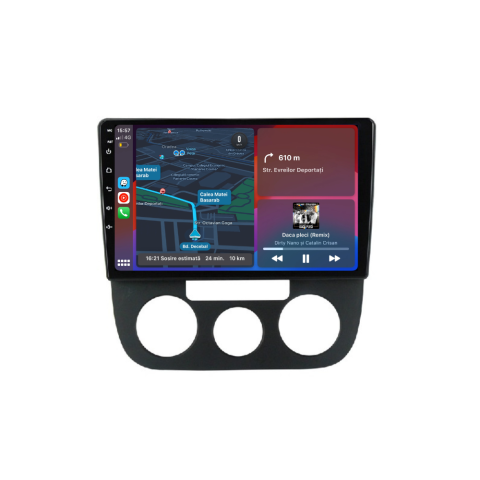 Navigatie auto dedicata - Navigatie Volkswagen Golf 5 (2004-2009) Jetta (2004-2009), Android, 1GB RAM 32GB, carplay / android auto,waze,youtube