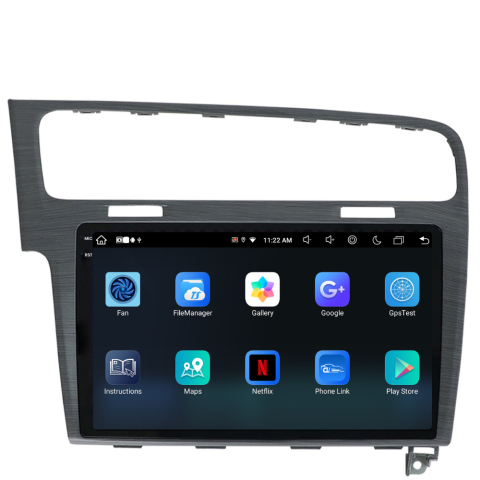 Navigatie Volkswagen Golf 7 (2012-2017), Android, Ecran 10 inch, 4GB RAM 64GB, 8-core, gri [2]