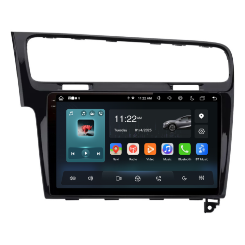 Navigatie Volkswagen Golf 7 (2012-2017), Android, Ecran 10 inch, 4GB RAM 64GB, 8-core, negru [3]