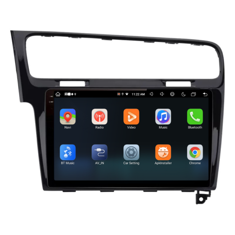 Navigatie Volkswagen Golf 7 (2012-2017), Android, Ecran 10 inch, 4GB RAM 64GB, 8-core, negru [5]