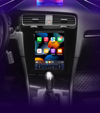 Navigatie Volkswagen Golf 7 (2014-2018),Ecran Tesla 9.7 inch, Android, 6GB RAM 128GB, carplay / android auto, waze [4]