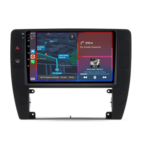 Passat B5 (1996-2005) - Navigatie Volkswagen Passat B5 (2000-2005), Android, 1GB RAM 32GB, carplay / android auto,waze,youtube