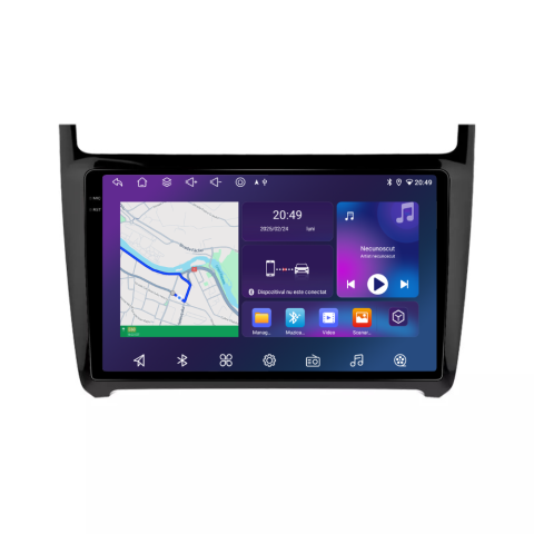 Polo V (2009-2017) - Navigatie Volkswagen Polo (2009-2017), Android, Ecran 9 inch, 6GB RAM 128GB