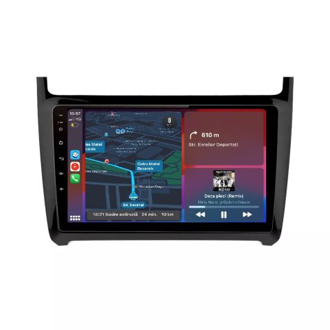 Polo V (2009-2017) - Navigatie Volkswagen Polo 2009-2017, Ecran 9 inch, 1GB RAM 32GB