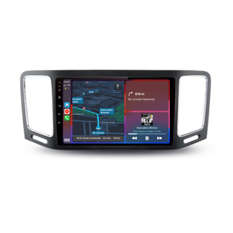 Sharan (2010-prezent) - Navigatie Volkswagen Sharan 2012-2018, Android 12, 1GB RAM 32GB, google maps, youtube, wifi, waze, bluetooth