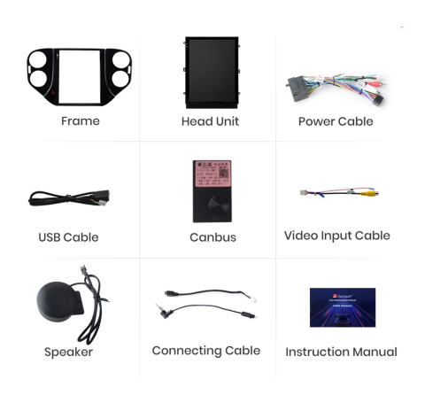 Navigatie Volkswagen Tiguan (2007-2016),Ecran Tesla 9.7 inch, Android, 6GB RAM 128GB, carplay / android auto, waze [6]