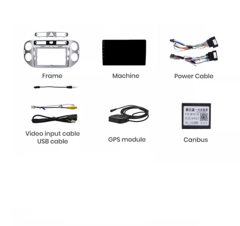 Navigatie Volkswagen Tiguan 2011-2016, Android 12, 1GB RAM 32GB, google maps, youtube, wifi, waze, bluetooth [6]