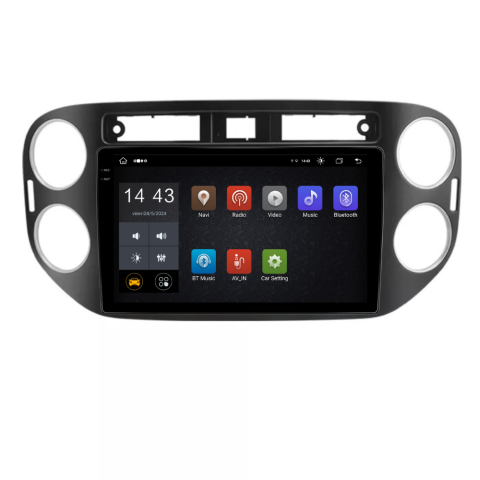 Navigatie Volkswagen Tiguan 2011-2016, Android 13,Ecran 2K, 8GB RAM 256GB, Octa Core, carplay /android auto [2]