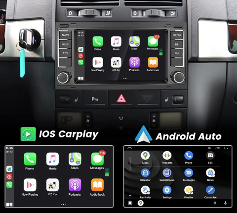 Navigatie VW Touareg (2002-2010), Android, Ecran 7 inch, 4GB RAM 64GB [5]