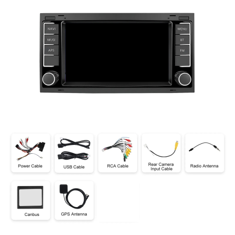 Navigatie VW Touareg (2002-2010), Android, Ecran 7 inch, 4GB RAM 64GB [2]