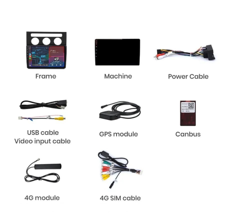 Navigatie VW Touran (2003-2010), Android, Ecran 10 inch, 6GB RAM 128GB [7]