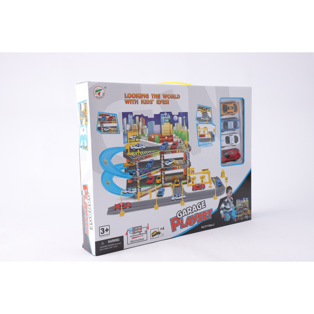 Set de joaca Garage - Parcare supraetajata, cu 4 masinute [2]