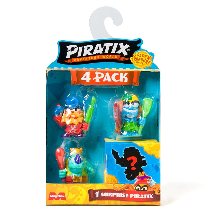 Piratix Golden Treasure, figurine, set 4 figurine, diverse modele [5]