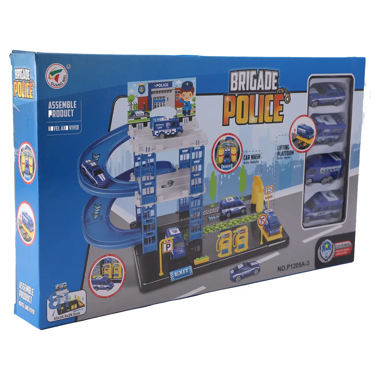 Set de joaca Brigade Police - Statie de politie cu parcare [3]