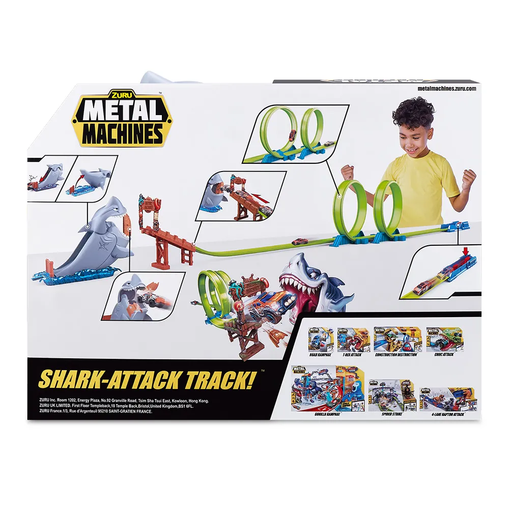 Set de joaca Pista Rechinului, + 4 ani, Metal Machines [9]