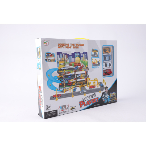 Set de joaca Garage - Parcare supraetajata, cu 4 masinute [1]