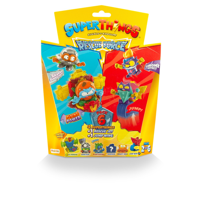 Figurine - Set 4 figurine SuperThings - Rescue Force
