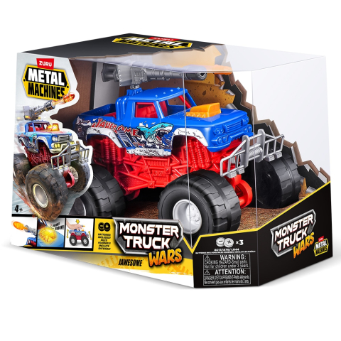 Masinute si jucarii cu telecomanda - Camion METAL MACHINES Monster Truck Wars 1100033133, 3 ani+, multicolor