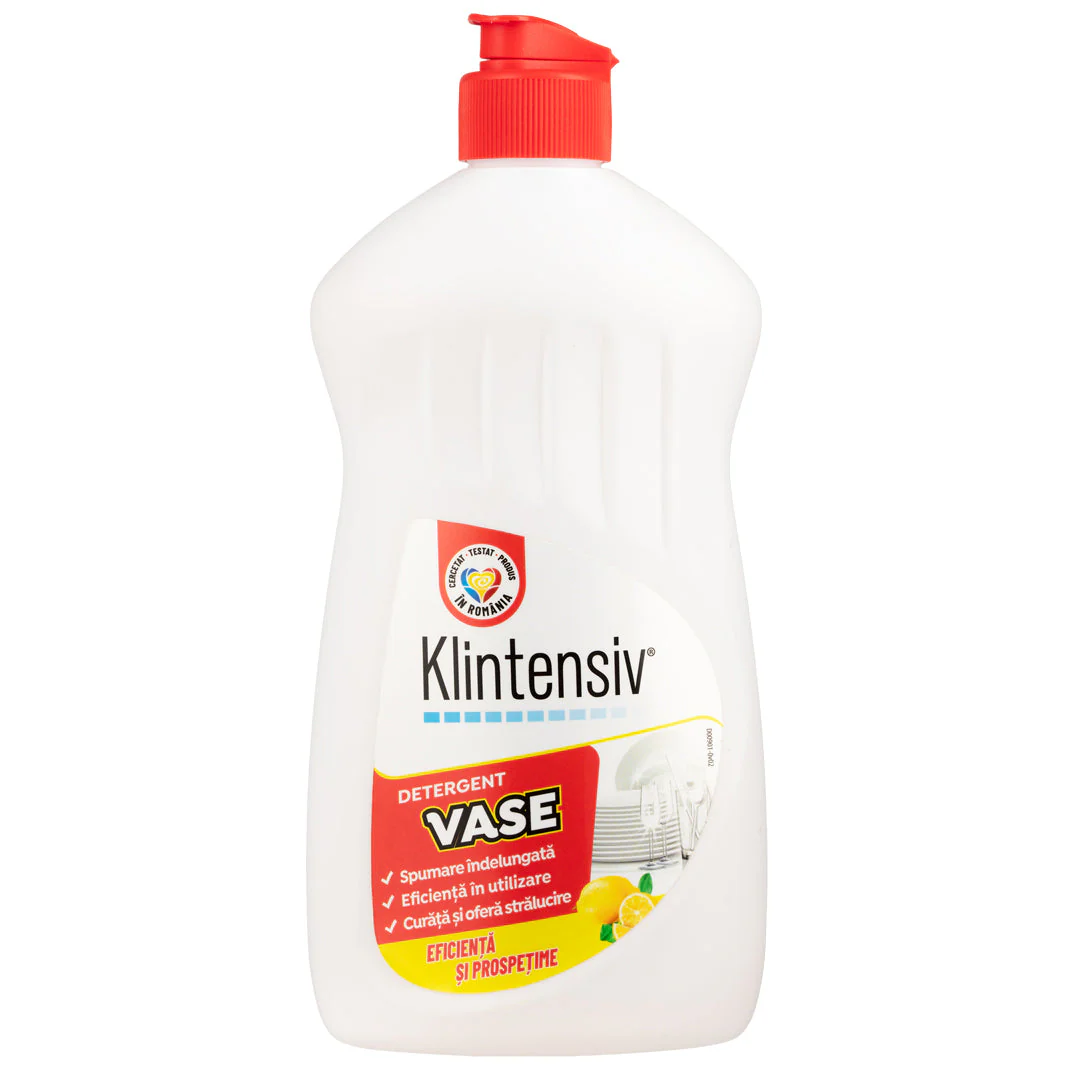 Praf de curatat si alte subtante - Detergent vase 500 ml, Klintensiv