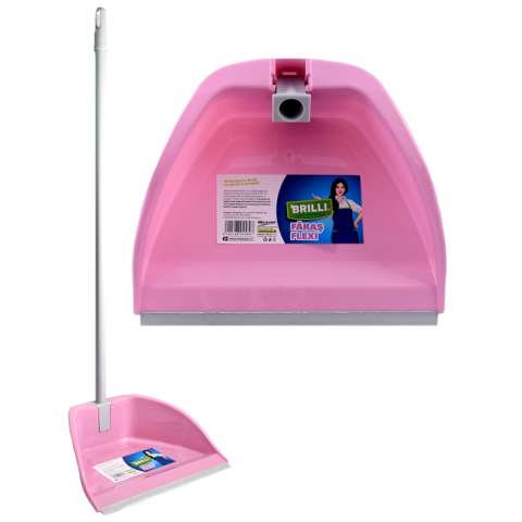 Galeti, mopuri si lavete - Faras cu coada flexibila ergonomic Brilli, plastic, lila