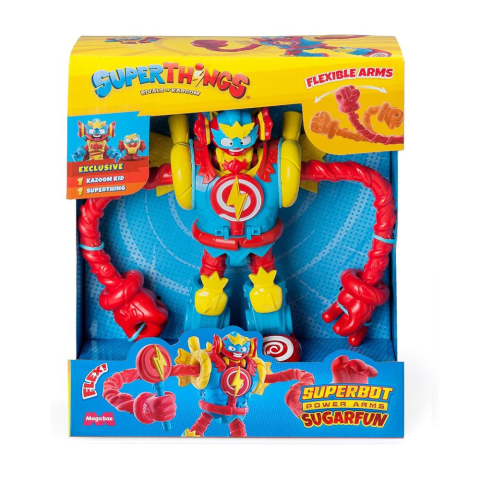 Figurine - Figurina robot, SuperThings, Superbot, Magic Box, Sugarfun