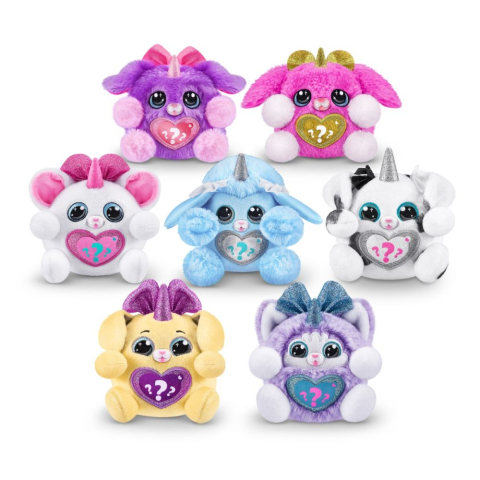 Jucarie surpriza de plus, Rainbocorns, Catelus Unicorn Curcubeu, S3 [10]