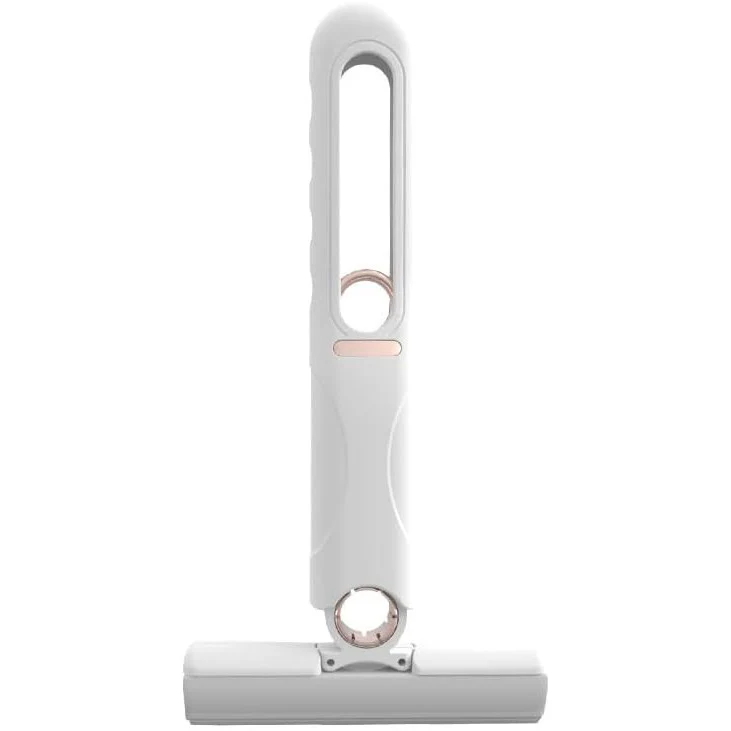 Servetele, role de bucatarie, hartie igienica - Mop de mana mini-portabil, cu sistem de stoarcere, dispozitiv de curatat manual, cu burete absorbant, material PVA, multisuprafete si geamuri, 29.5 x 15.5 cm