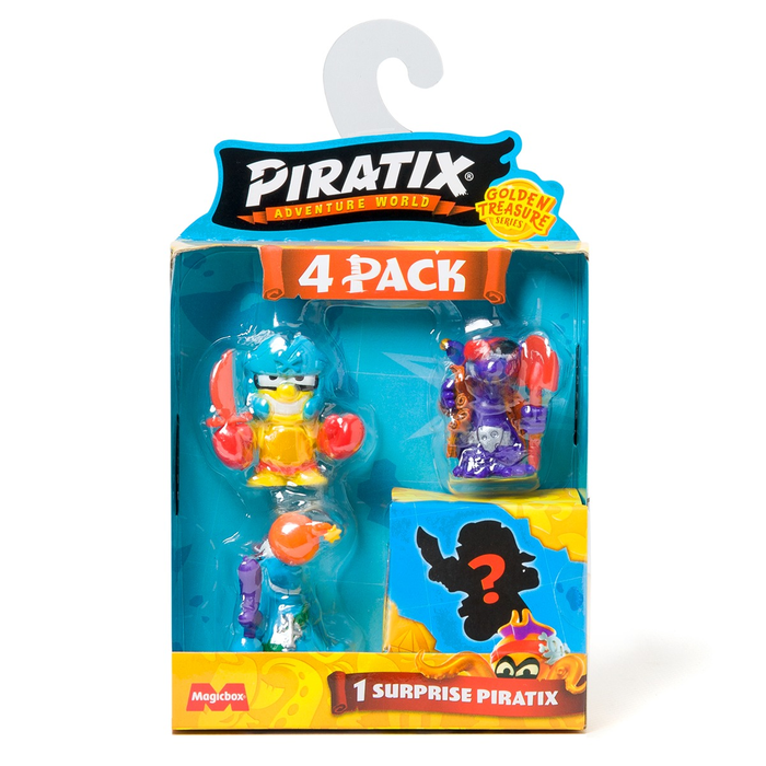 Jucarii, Copii & Bebe - Piratix Golden Treasure, figurine, set 4 figurine, diverse modele