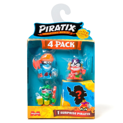 Piratix Golden Treasure, figurine, set 4 figurine, diverse modele [1]