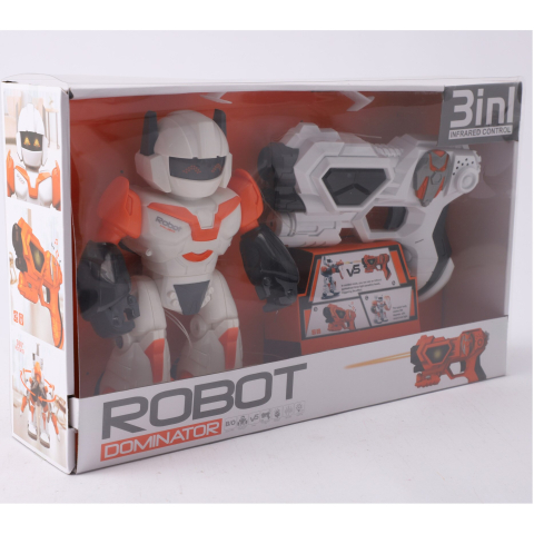 Jucarii creative si de rol - Robot interactiv 3 in 1, cu pistol
