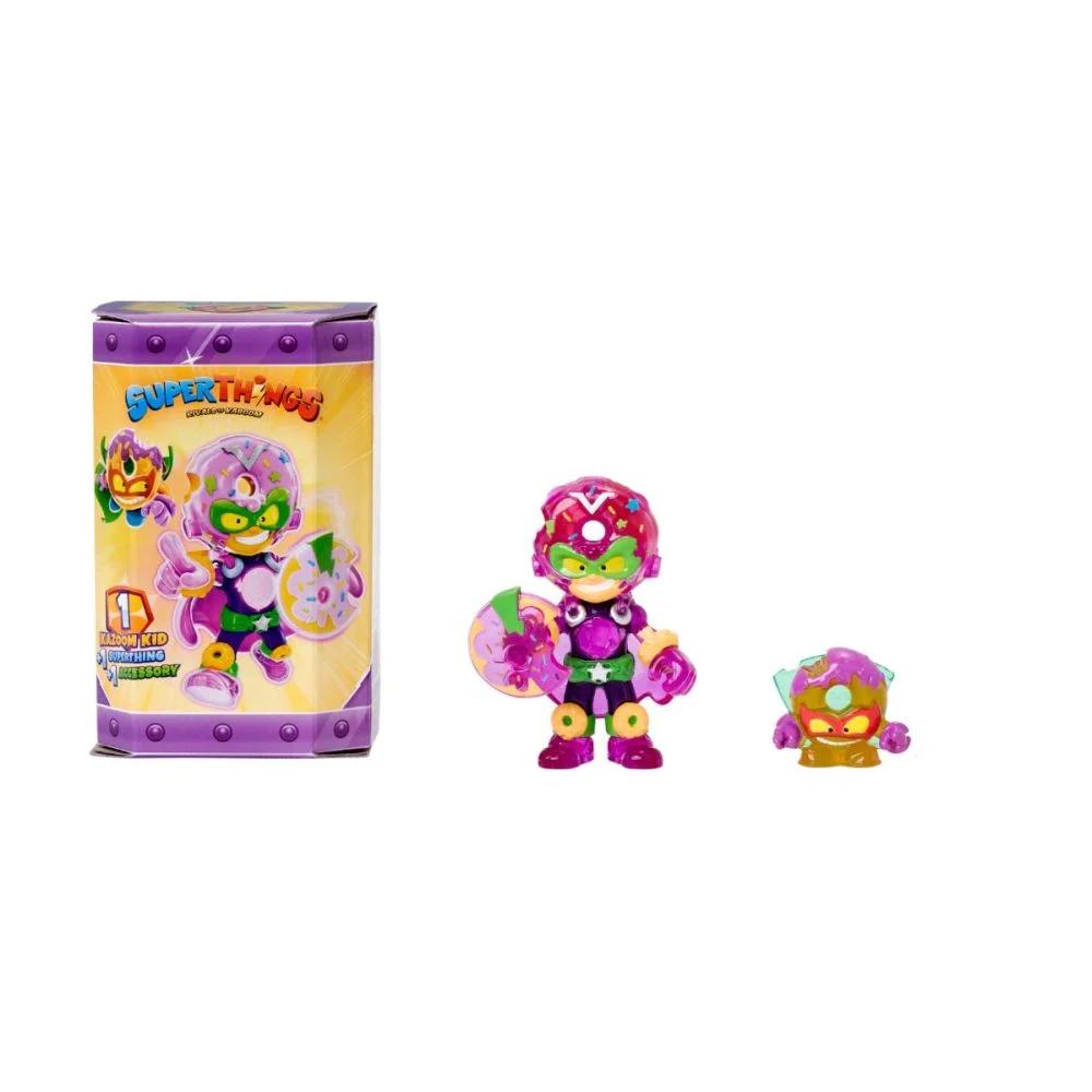 Set 2 figurine si accesoriu, SuperThings, Guardians Of Kazoom Kid [4]