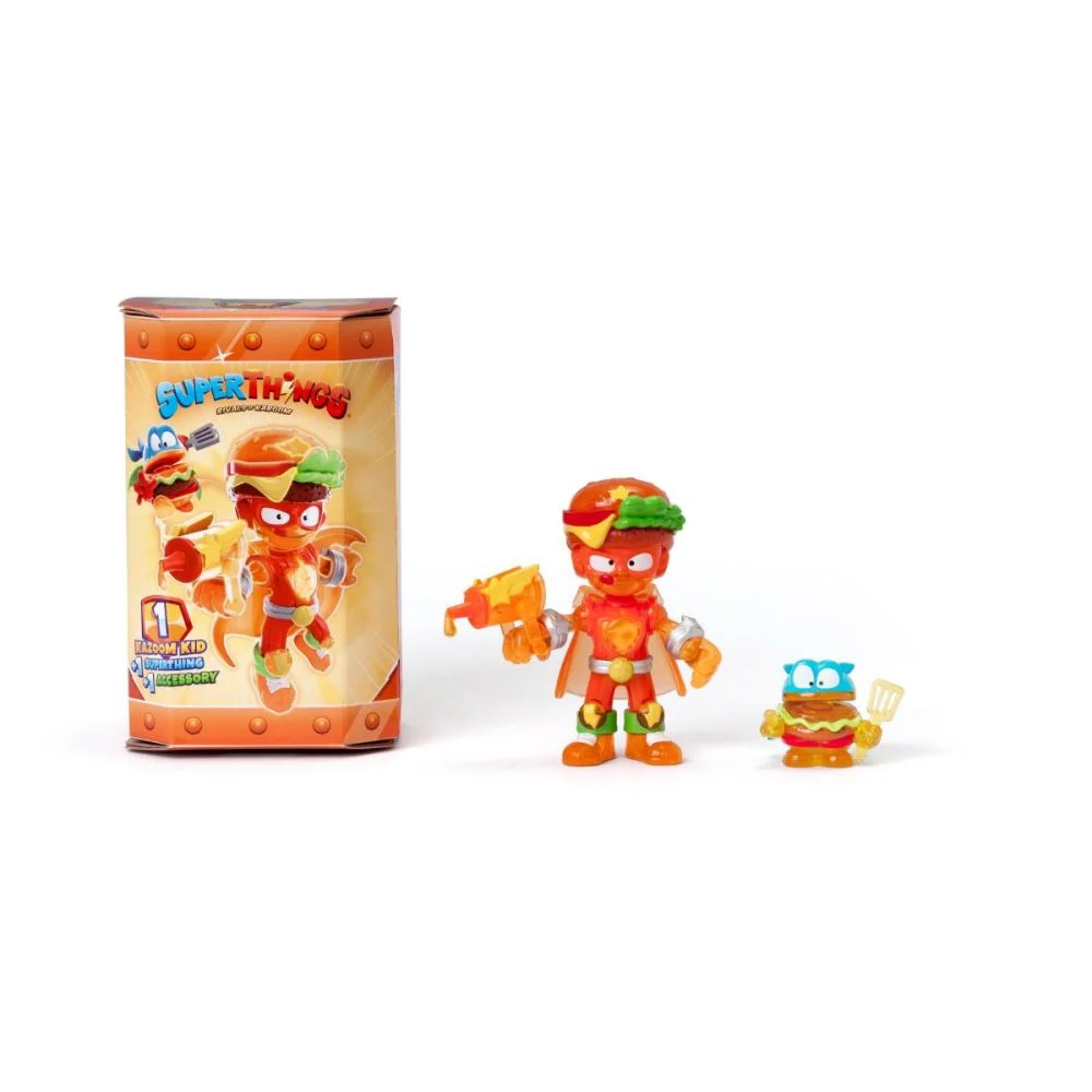 Jucarii, Copii & Bebe - Set 2 figurine si accesoriu, SuperThings, Guardians Of Kazoom Kid