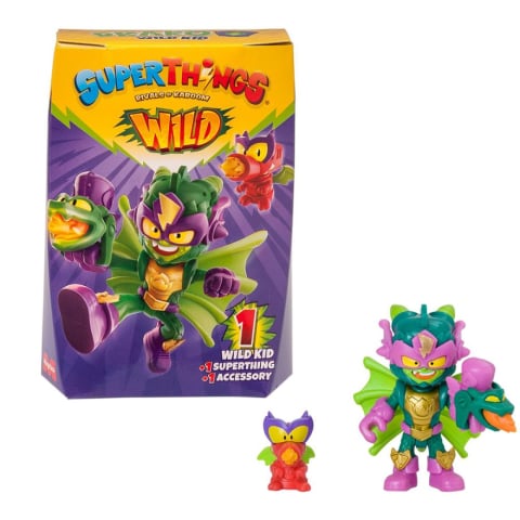 Figurine - Set 2 figurine, SuperThings, Wild Kids