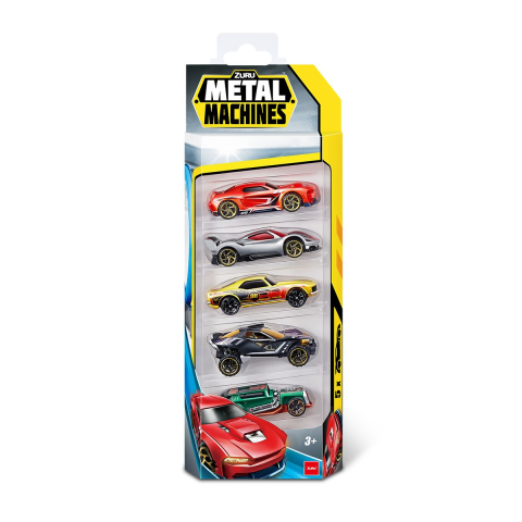 Figurine - Set 5 masinute Metal Machines  curse 1:64