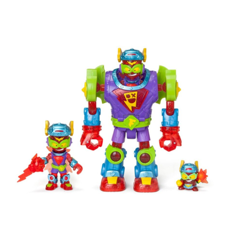 Set de joaca cu figurine si Robot Fury Storm, Superthings, Kazoom Kid [2]