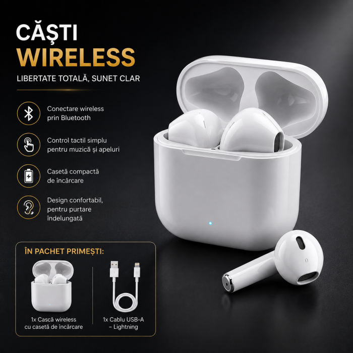 Smartwatch Elegant + Căști Wireless [4]