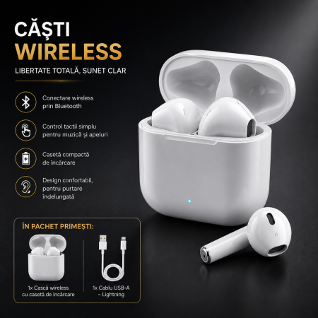 Smartwatch Elegant + Căști Wireless [3]