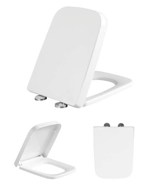 Capac WC cu închidere lentă, rectangular [2]